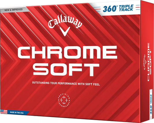 Callaway Chrome Soft 360 Triple Track Golf Balls